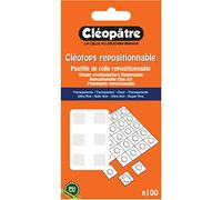 Cléopâtre - Cléotops 100 pastilles de colle transparentes repositionnables