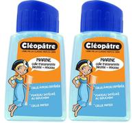 Cléopâtre - CMC80P - Marine - Flacon de Colle bleutée 80 g (Lot de 2)