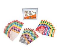CLÉOPÂTRE Coffret 3456 gommettes géométriques multicolores G