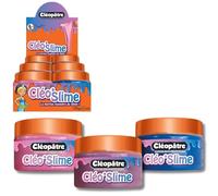 Cléopâtre - Coffret Cléo'Slime Enfant Prêt à l’Emploi - 6 Pots de 120 g - Texture Souple et Sensorielle - Activité Créative et Ludique - Dès 6 Ans