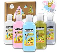 Cléopâtre -Coffret de 5 flacons de Peinture Gouache Néfertari Girly - Format de 100ml