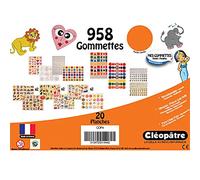 CLEOPATRE - Coffret de Gommettes - 18 planches de gommettes thématiques