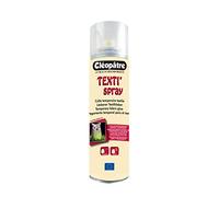 Cléopâtre Colle en Spray repositionnable pour Textile et Tissus, Transparent, repostionnable, 250ML