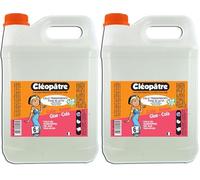 Cléopâtre - CT5L - Colle transparente - Bidon de 5 kg (Lot de 2)