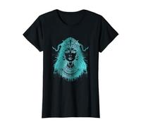 Cléopâtre Égypte Reine de la mythologie égyptienne Motif Flamme Divine T-Shirt