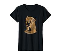 Cléopâtre Égypte Reine égyptienne mythologie Design doré T-Shirt