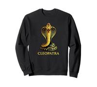 Cléopâtre égyptien Cobra Asp Égypte Antique Serpent Art Sweatshirt