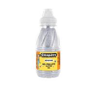 Cléopâtre Gel Pailleté Argent Flacon 500ml