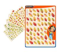 Cléopâtre Gommettes Autocollantes Feuilles D'arbres ¿ 2 Couleurs ¿ 8 Feuilles (476 Stickers)