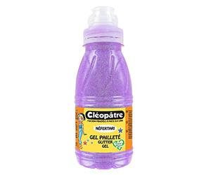 Cléopâtre - GP250-18NEON - Gel Pailleté - Violet Néon - 250 ml