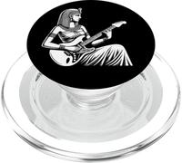 Cléopâtre Jouant de la Guitare électrique PopSockets PopGrip pour MagSafe