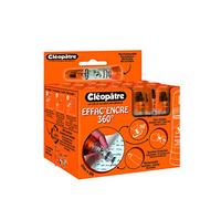 CLÉOPÂTRE - Lot De 12 Effac'encre 360° Avec Tête Rotative 6Mx5mm - Idéal Pour L’Ecole et Le Bureau - Rechargeable - Correcteur - Correction - Rentrée Des Classes Ruban Correcteur