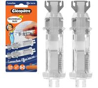 CLÉOPÂTRE - Lot de 2 Recharges Refill Pour Effac'Encre 360° - Idéal Pour L’Ecole et Le Bureau - Correction - Correcteur - Rentrée des classes - Ruban correcteur