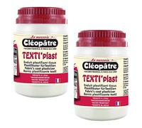 Cléopâtre TEX1-250 Colle Enduit plastifiant pour Textile et Tissus, Transparent