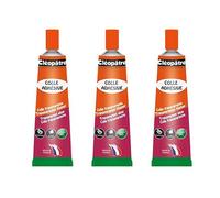 Cléopâtre Lot De 3 Colles Adhésive Cléopâtre En Tube Alu De 30 Gr