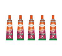 Cléopâtre Lot de 5 Colles Adhésive Cléopâtre en tube alu de 30 gr