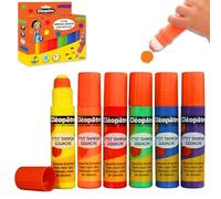 CLEOPATRE - Lot de 6 P’tits Tampons de Peinture Gouache 50ml, Marqueurs à Point pour Enfant, Dot Marker - Loisirs Créatifs