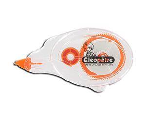 CLÉOPÂTRE Lot de 6 Rollers de Correction Effac’Encre 8 m x 4,2 mm Blanc