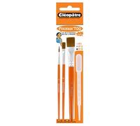 Cléopâtre - LOT4BPRP - Lot 3 Pinceaux + 1 Pipette