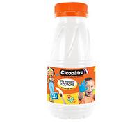 CLEOPATRE - Ma première Gouache BABY 2-en-1 - Peinture au doigt lavable pour enfant dès 2 ans - Blanc - Flacon de 250ml
