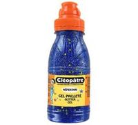 Cléopâtre Gel pailleté Night flacon 250 ml Bleu