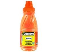 Cléopâtre Peinture gouache NÉFERTARI – orange fluorescent (Orange G) – 250 ml