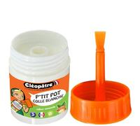 CLEOPATRE - P’tit Pot de Colle Blanche à l’Odeur d’Amande - Spatule Intégrée - 35g