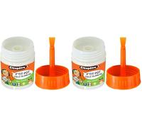 CLEOPATRE - P’tit Pot de Colle Blanche à l’Odeur d’Amande - Spatule Intégrée - 35g (Lot de 2)
