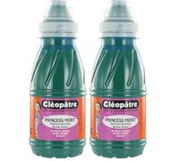 Cléopâtre - PAM250-16 - Peinture Acrylique Princess Merit - Vert émeraude - Flacon 250 ml (Lot de 2)
