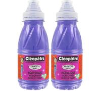 Cléopâtre - PAM250-17 - Peinture Acrylique Princess Merit - Violet - Flacon 250 ml (Lot de 2)