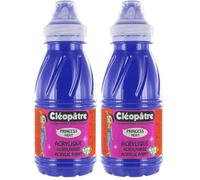 Cléopâtre - PAM250-3 - Peinture Acrylique Princess Merit - Bleu outremer - Flacon 250 ml (Lot de 2)