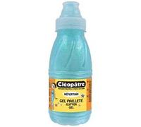 Cléopâtre - Peinture - gel à base d'eau - bleu néon pailleté - 250 ml Multicolore G