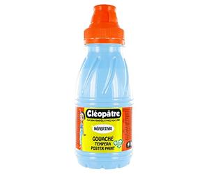 Cléopâtre - Peinture Gouache à Effet Néfertari - Pastel Azur - Flacon 250 ml