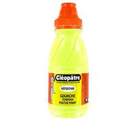 CLEOPATRE - Peinture Gouache Néfertari Fluo Jaune en 250 ml