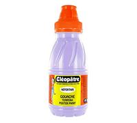 CLEOPATRE- Peinture Gouache Néfertari Pastel Lavande adaptée pour les enfants en flacon de 250 ml