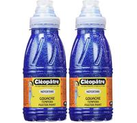 Cléopâtre - PP250-5 - Peinture Pailletée - Bleu - Flacon 250 ml (Lot de 2)