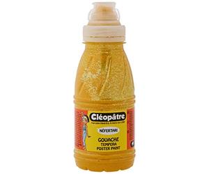 Cléopâtre - PP250-7 - Peinture Pailletée - Jaune D'Or - Flacon 250 ml/24 x 13 x 16 cm