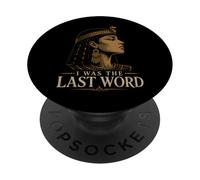 Cléopâtre Reine d'Égypte Femme Royale PopSockets PopGrip Adhésif