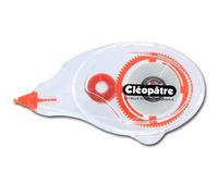 CLÉOPÂTRE - Roller Correction Blanc 8 M /4,2 MM - Idéal Pour L’Ecole et Le Bureau - Correction - Souris Correcteur - Ruban Correcteur - Rentrée des classes