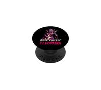 Cléopâtre Vampire Jouant de la Guitare Egypte Egypte Goth Musique PopSockets PopGrip Adhésif