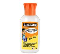 Cléopâtre - VI70X - Vinyl'Ecole - Flacon de Colle blanche vinylique avec Embout biberon 60 g