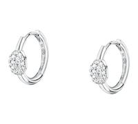 CLEOR Boucles d'oreilles en Argent 925/1000 recyclé et Zircon