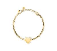 CLEOR Bracelet en Acier et Cristal