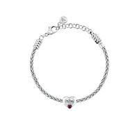 CLEOR Bracelet en Acier et Cristal