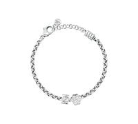 CLEOR Bracelet en Acier et Cristal