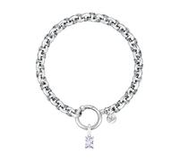 CLEOR Bracelet en Acier et Zircon