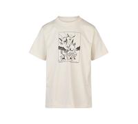 Cleptomanicx T-Shirt 'Classic Birds of Prey' beige / noir, Taille XS