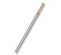 Cleqee 1 fraise à queue en carbure de tungstène, fraise carrée de 4 mm, revêtement AlTiN, 4 lames de foret hélicoïdal CNC, longueur de la lame 16 mm x longueur totale 100 mm x diamètre de la tige 4 mm