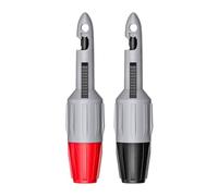 Cleqee Lot de 2 pinces coupantes très résistantes avec prise 4 mm pour multimètre, voltmètre, test électrique