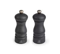 Clermont Duo Moulins à poivre et à sel - Bois de hêtre - Graphite - 13 cm